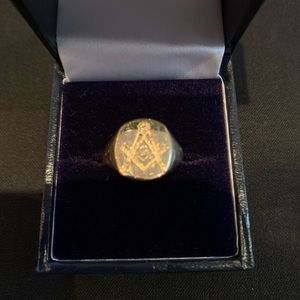 9ct Gold Masonic Ring